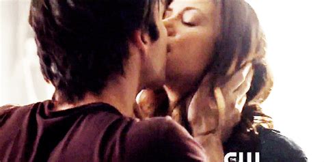 Delena Hot Kiss Via Tumblr Animated  1810306 By