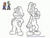 Mario Luigi Coloring Pages Sonic Bros Super Printable Color Brothers Nintendo Print Clipart Games Kids Kart Pdf Getcolorings Coloringhome Comments sketch template