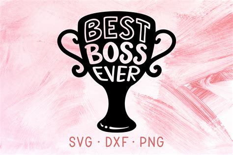 boss  svg dxf png  boss award trophy  shirt etsy