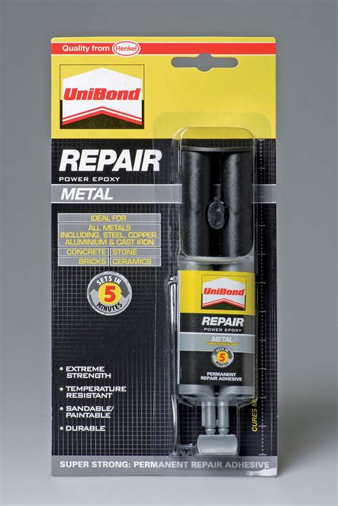 unibond repair metal epoxy glue ml departments diy  bq