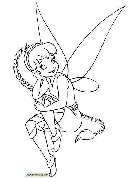 disney fairies coloring pages fawning