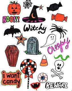 printable halloween stickers halloween printables halloween