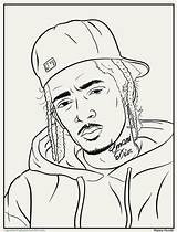 Dope Coloring4free Nipsey Hussle Tupac Juxtapoz sketch template