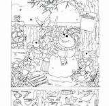 Find Coloring Pages Seek Search Hidden Objects Word Printable Color Getcolorings Getdrawings sketch template