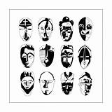 Masks Masques Afrique Colorare Afrika Adulti Malbuch Erwachsene Justcolor Africains Coloriage Différents Nombreux Different Parrots Incantevole Africani Galleria sketch template