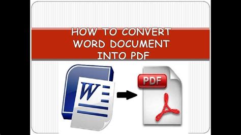 convert word document    youtube
