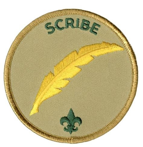 scribe patch bsa cac scout shop