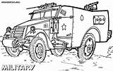Military Coloring Pages Car Print Old sketch template