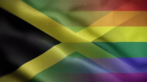 Lgbt Jamaica Flag Loop Background 4k Motion Graphics Videohive