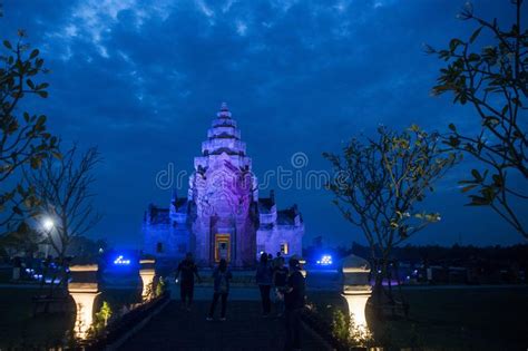 Thailand Buriram Castle Park Editorial Image Image Of Town Evening