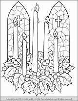 Advent Wreath Printable Coloring Thecatholickid Source sketch template