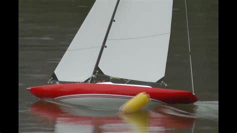 int dragon class one meter rc sailboat first sail in ger youtube