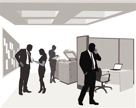 office cubicle illustrations royalty free vector graphics and clip art