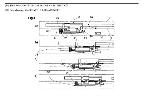 evidence  glock carbine patents  proofs recoil