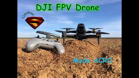 superman dji fpv drone youtube