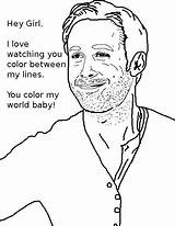 Gosling Ryan Meme Coloring Printable Memes Book Portrait Ing sketch template