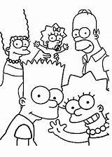 Simpsons Simpson Dessin Facile Bart sketch template