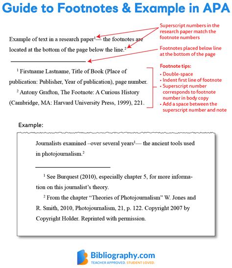 write footnotes rules  examples  atonce