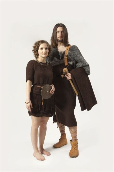 man  woman dressed  clothing   nordic bronze age bronze age
