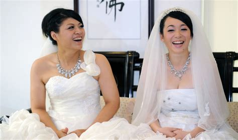 taiwan s first same sex buddhist wedding the shape of things to come public radio international