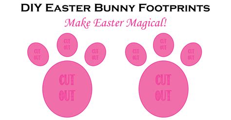 diy easter bunny footprints  easy easter tradition