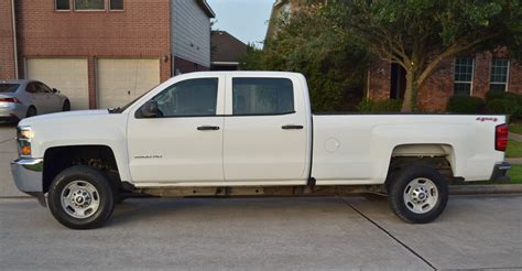 chevrolet silverado  hd  work truck pickup  crew cab  ft bed daily autos