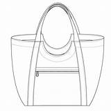 Tote Bag Bags Drawing Poolside Handbag Handbags Pattern Sketch Beach Line Drawings Purse Purses Noodlehead Women Fashion Getdrawings Pdf Pocket sketch template
