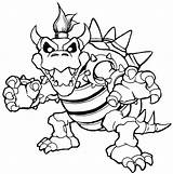 Mario Coloring Pages 3d Super Color Printable Getcolorings Dry sketch template