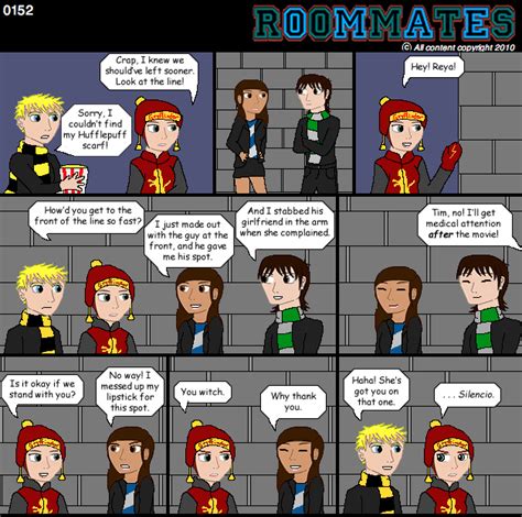 Roommates And Ten Points From Hufflepuff