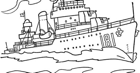 army ships coloring pages