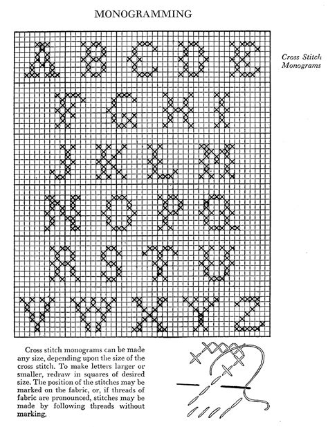 alphabet  cross stitch archives vintage crafts