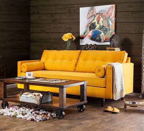madelyn sofa yellow living room furniture living