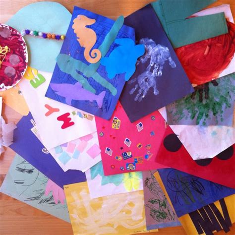 art work  kids bring home  daycare  craft