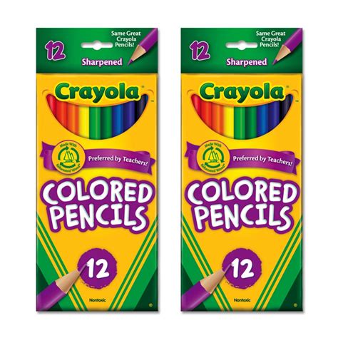 crayola colored pencils  pack set