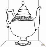 Bule Cucina Tetera Utensili Museu Vaas Griekse Antigo Griega Grecia Bicchiere Decorazioni Tudodesenhos Teiere Tazze Kettle Greca sketch template