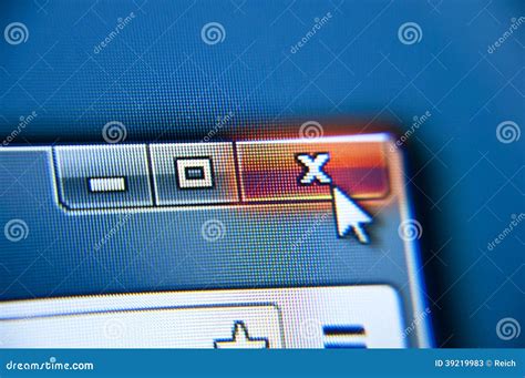 computer buttons stock image image  software exit