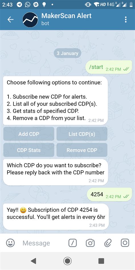 super simplified telegram bot alerts  cdps httpstme