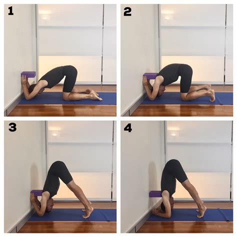 post teaches   preparation   yoga pose headstand