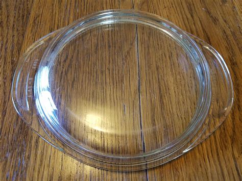 Corning Ware 6 X 8” Pyrex Glass Lid 682 C Replacement Lid Clear