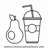 Smoothie sketch template