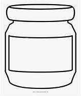 Jar Coloring Honey Pages Empty Ultra Kindpng sketch template