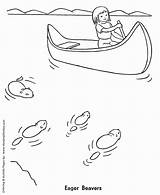 Coloring Kids Pages Summer Kayak Color Canoe Lake Season Seasons Canoeing Print Getdrawings Honkingdonkey Getcolorings Popular sketch template