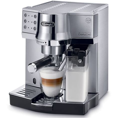 delonghi ec stainless steel espresso maker  automatic cappuccino