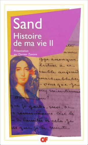 Histoire De Ma Vie Tome 2 George Sand Livres Furet Du Nord