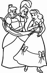 Anastasia Drizella Coloring Pages Tremaine Disney Lady Lucifer Wecoloringpage sketch template