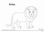 Pages Aslan Coloring Colouring Fantasy Final Getcolorings Getdrawings Characters sketch template