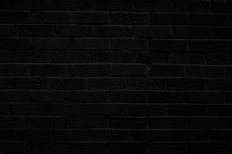 black brick wall texture picture  photograph  public domain