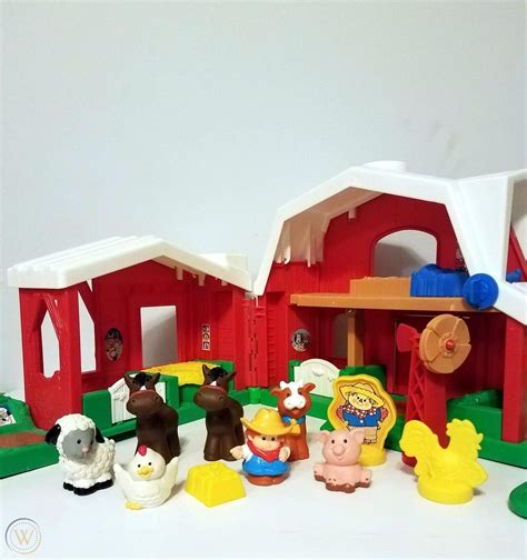 toys toys games barn fisher price farm people animals vintage toys