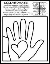 Kindness Collaborative Respect Teamwork Symmetry Radial Empathy Collaboration Teacherspayteachers Compassion Cooperation Acceptance Tolerance Dxf Eps Offered Assignment Emotional sketch template
