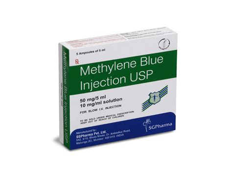 methylene blue injection usp sgpharma